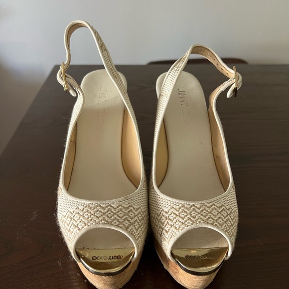 Jimmy Choo Slingback Wedges - Picture 2 of 6